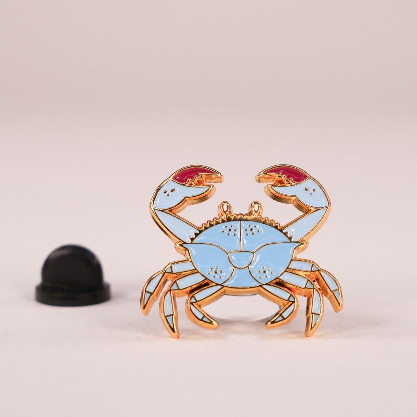 Blue Crab Enamel Pin - Dirty Coast Press