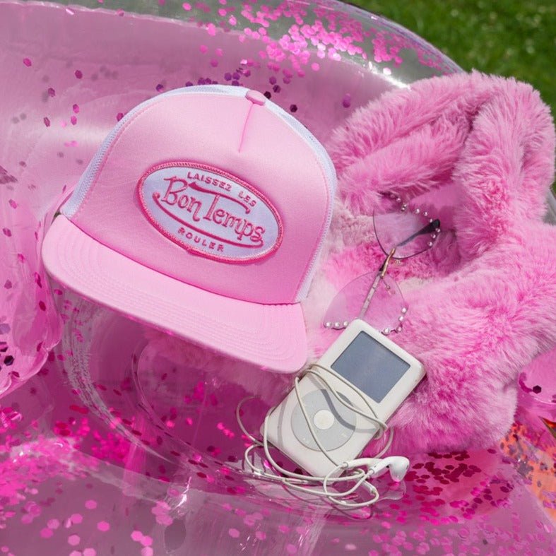 Bon Temps Trucker Hat - Pink - Dirty Coast