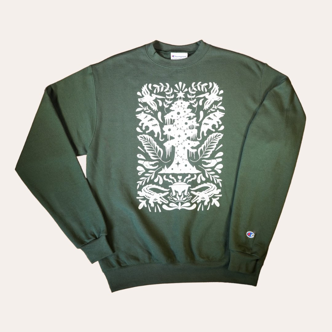 Deck The Swamps Sweatshirt - Dirty Coast Press