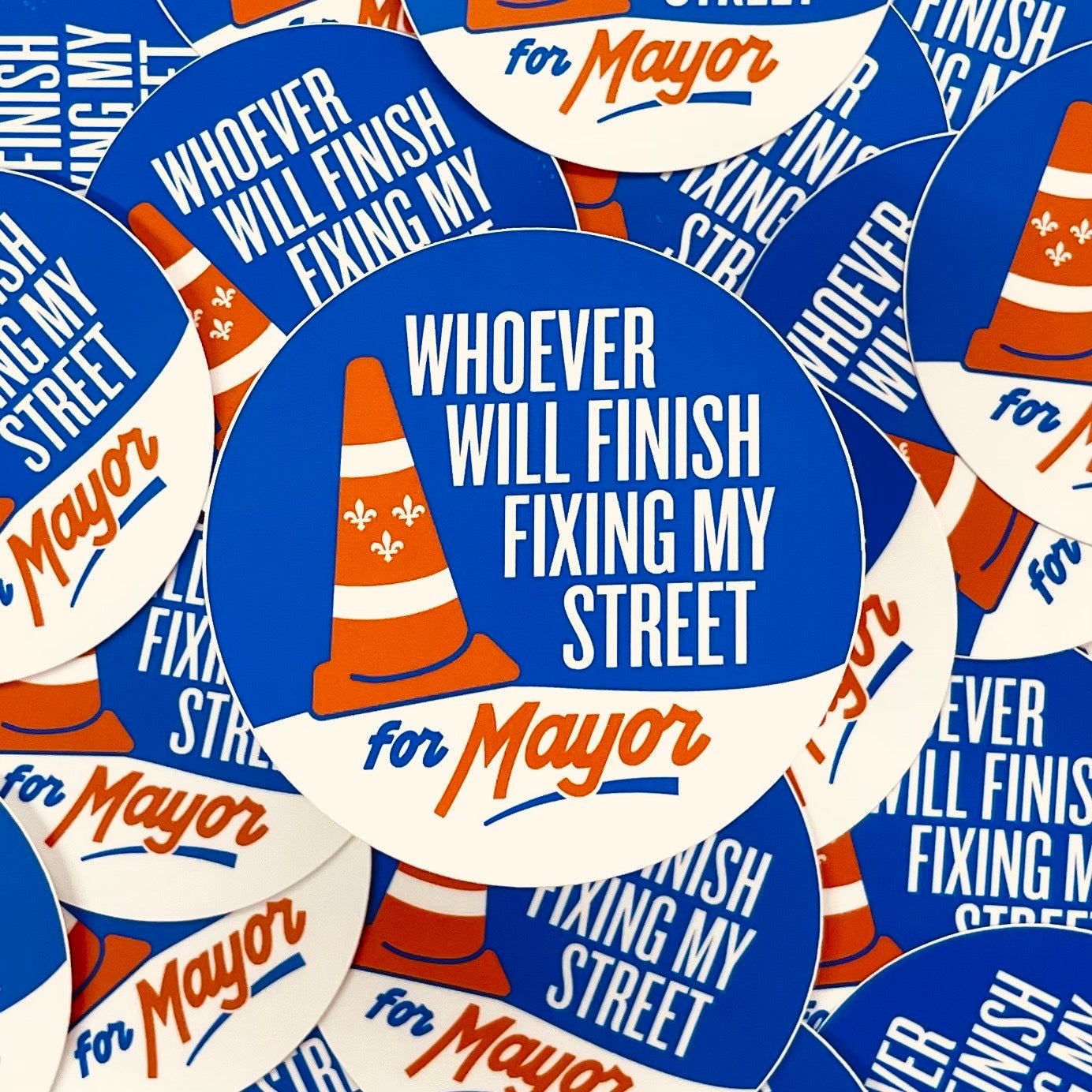 Fix These Streets Sticker - Dirty Coast Press
