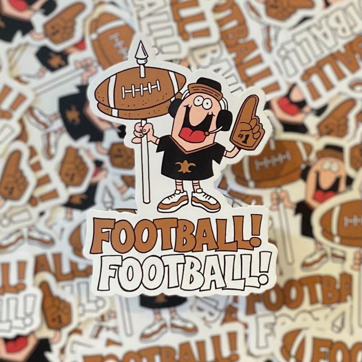Football! Football! Sticker - Dirty Coast
