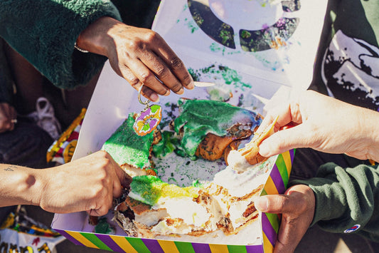 King Cake Keychain - Dirty Coast