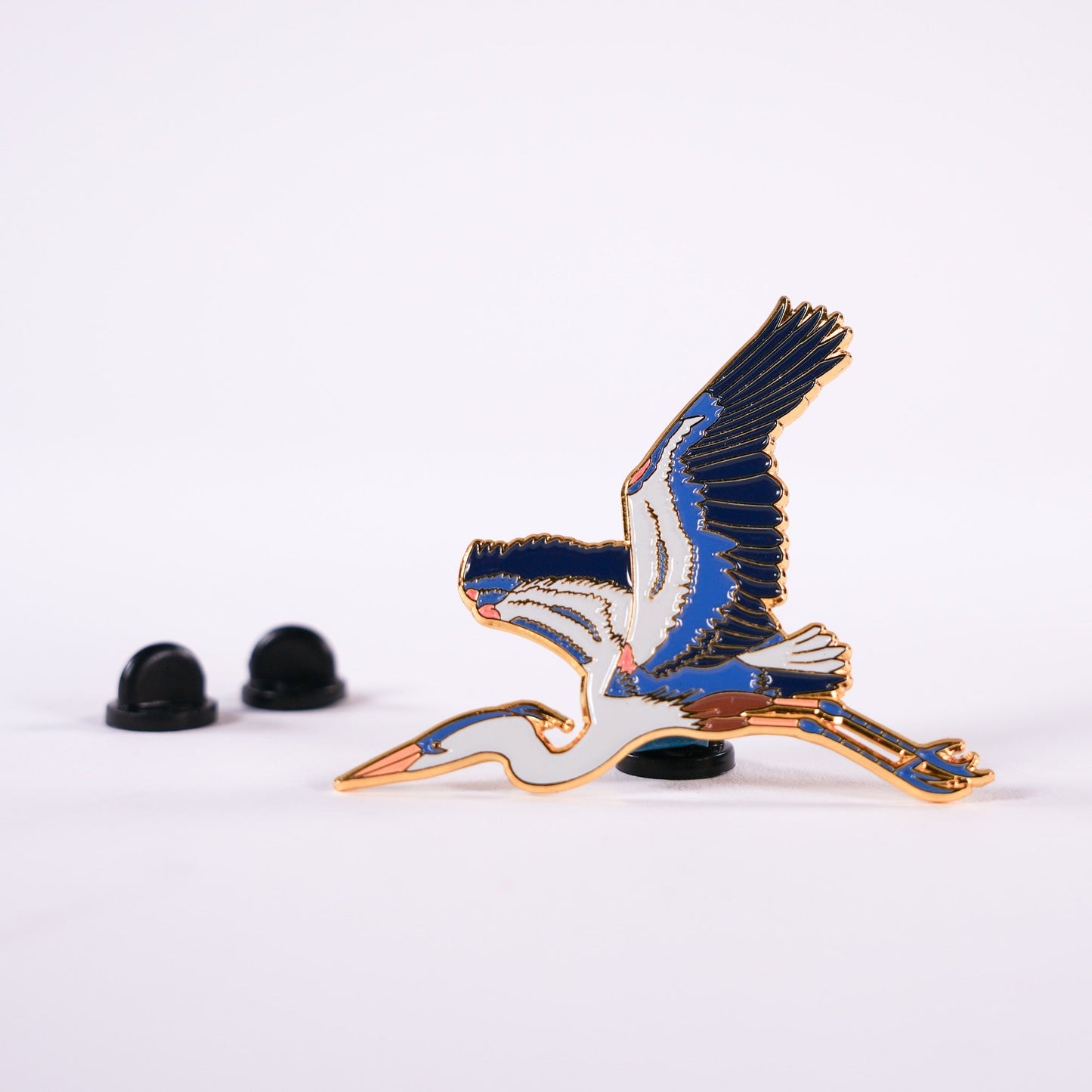 Blue Heron Pin