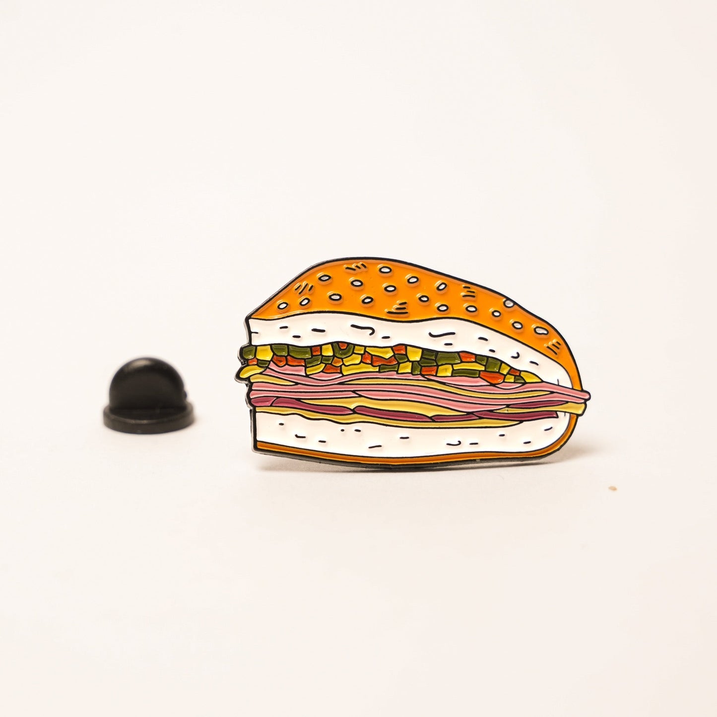 Muffuletta Enamel Pin - Dirty Coast