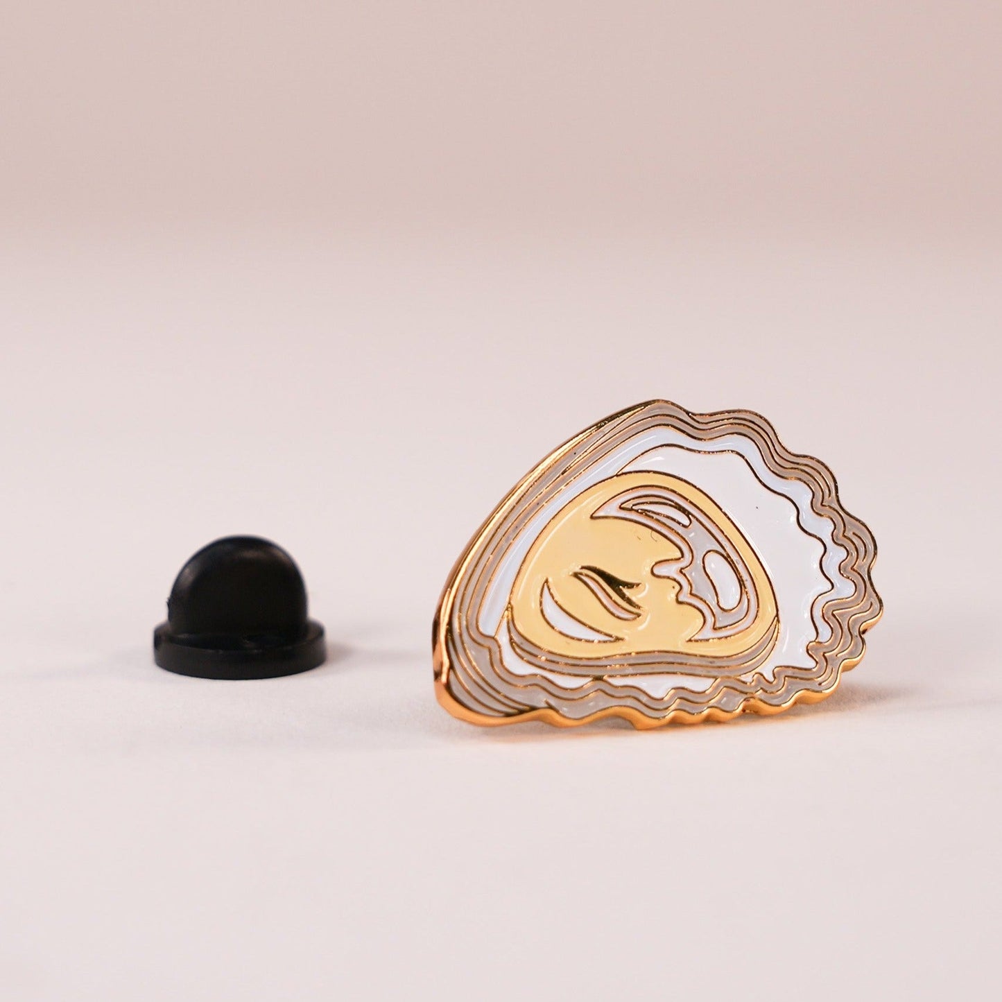 Oyster Enamel Pin - Dirty Coast Press