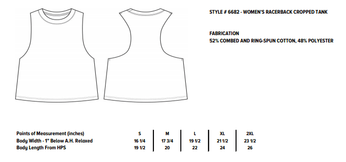 The Stages Cropped Tank - Dirty Coast