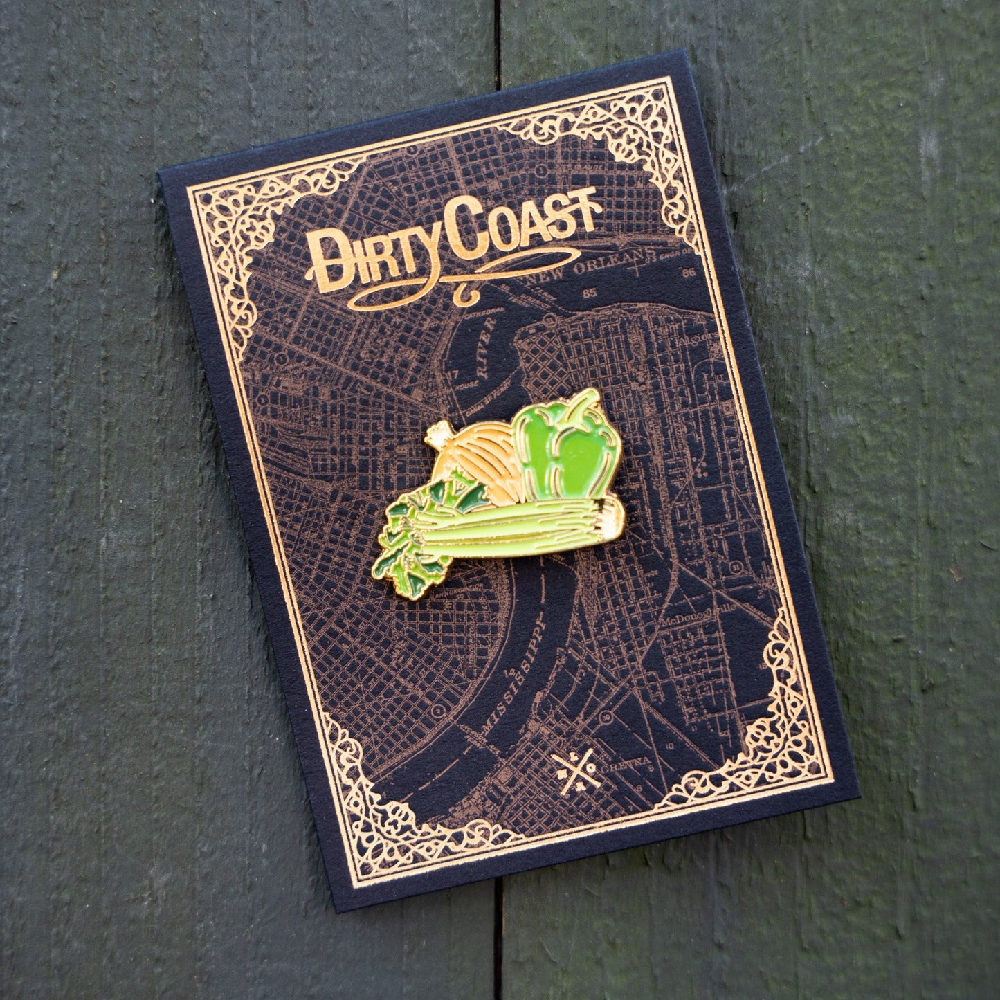 Trinity Enamel Pin - Dirty Coast Press