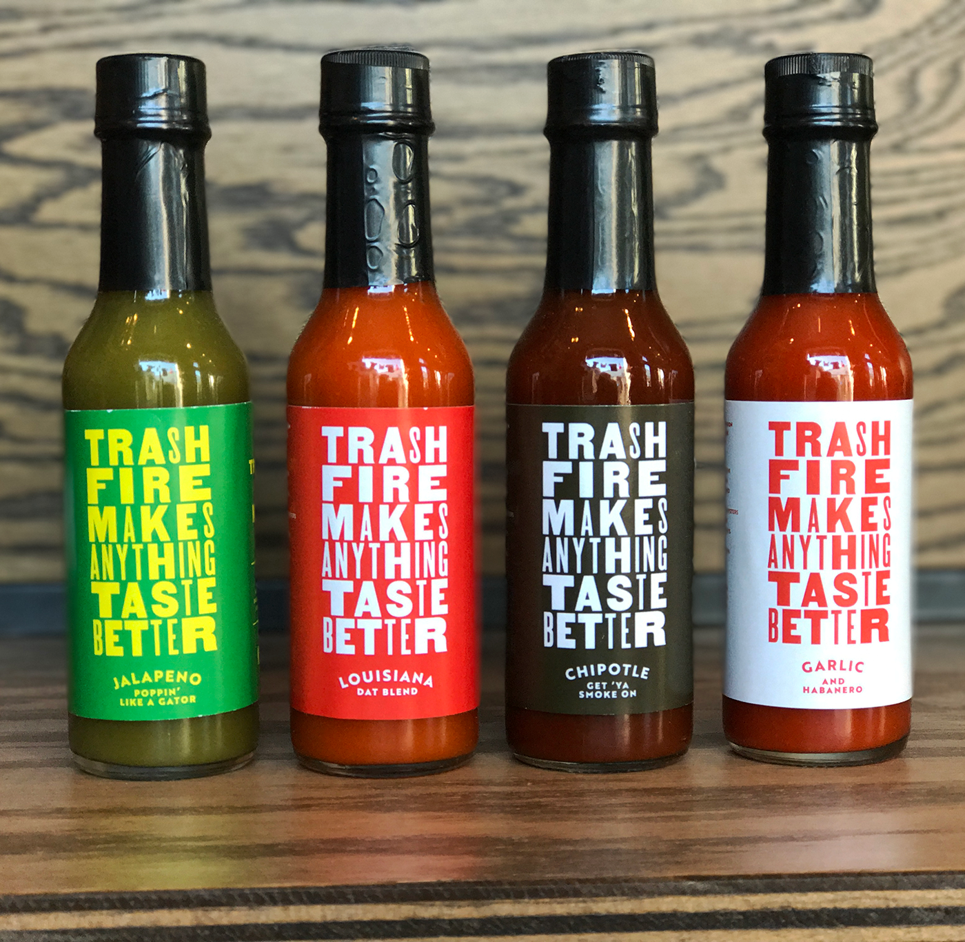 Dirty Coast Press Hot Sauce Trash Fire Hot Sauce