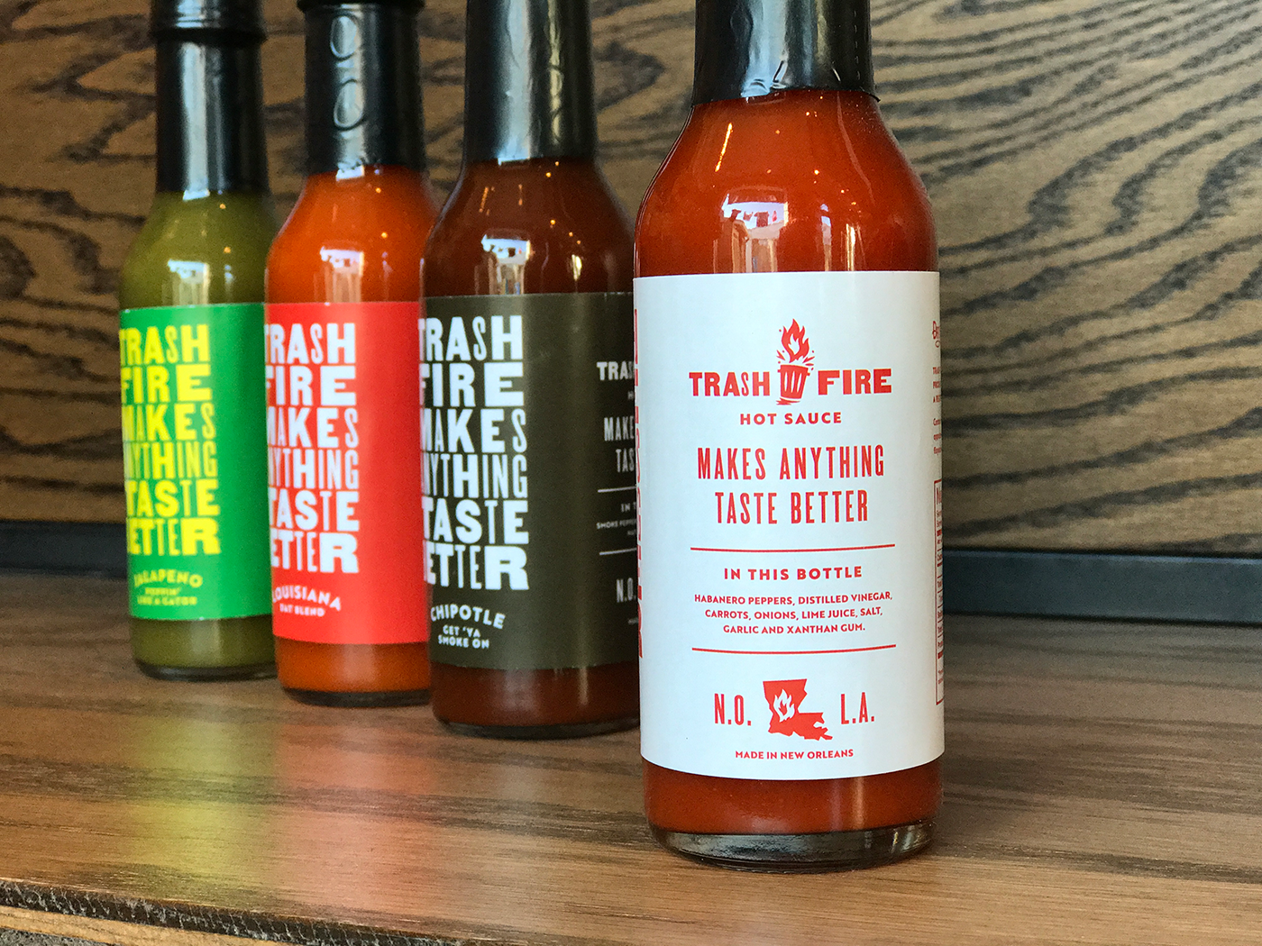 Dirty Coast Press Hot Sauce Trash Fire Hot Sauce