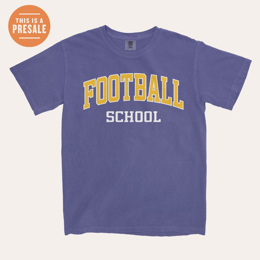 Football School : Purple - Dirty Coast Press