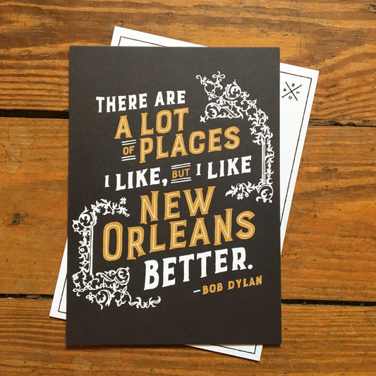 I like New Orleans Better Postcard - Dirty Coast Press