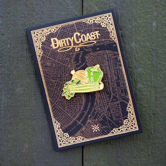 Trinity Enamel Pin - Dirty Coast Press